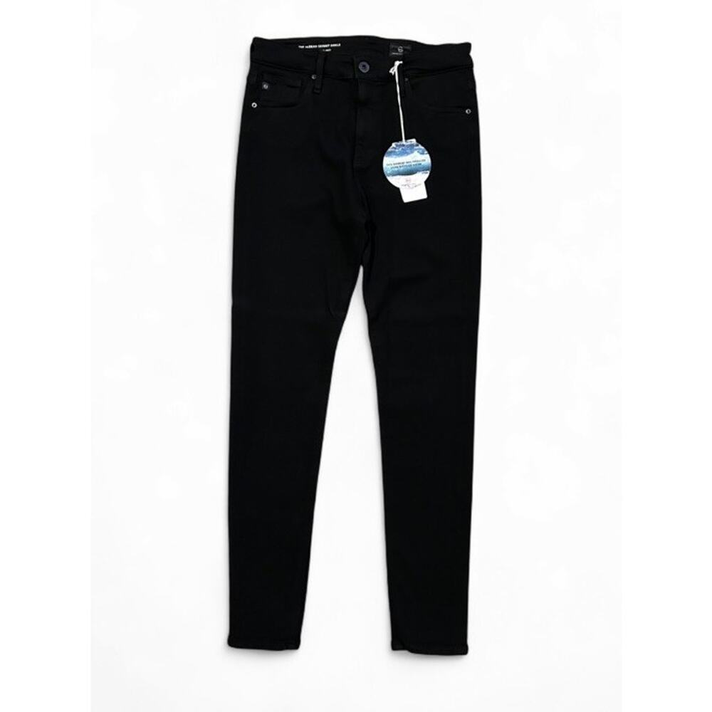 AG Adriano Goldschmied Farrah Skinny Ankle Jeans Women’s 27R Black High Rise NWT